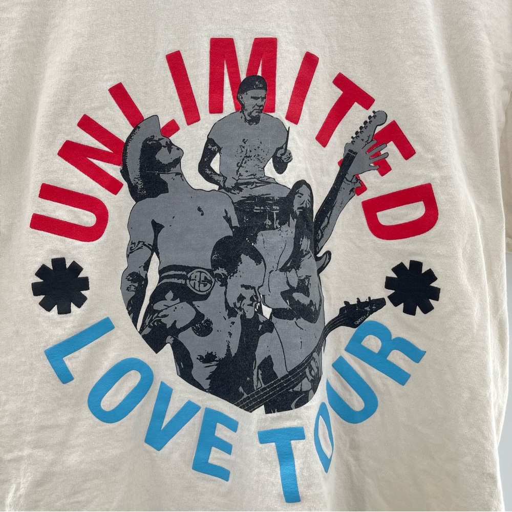 Red Hot Chili Peppers Unlimited Love World Tour 2022 Band T-Shirt Size Small - Picture 2 of 9